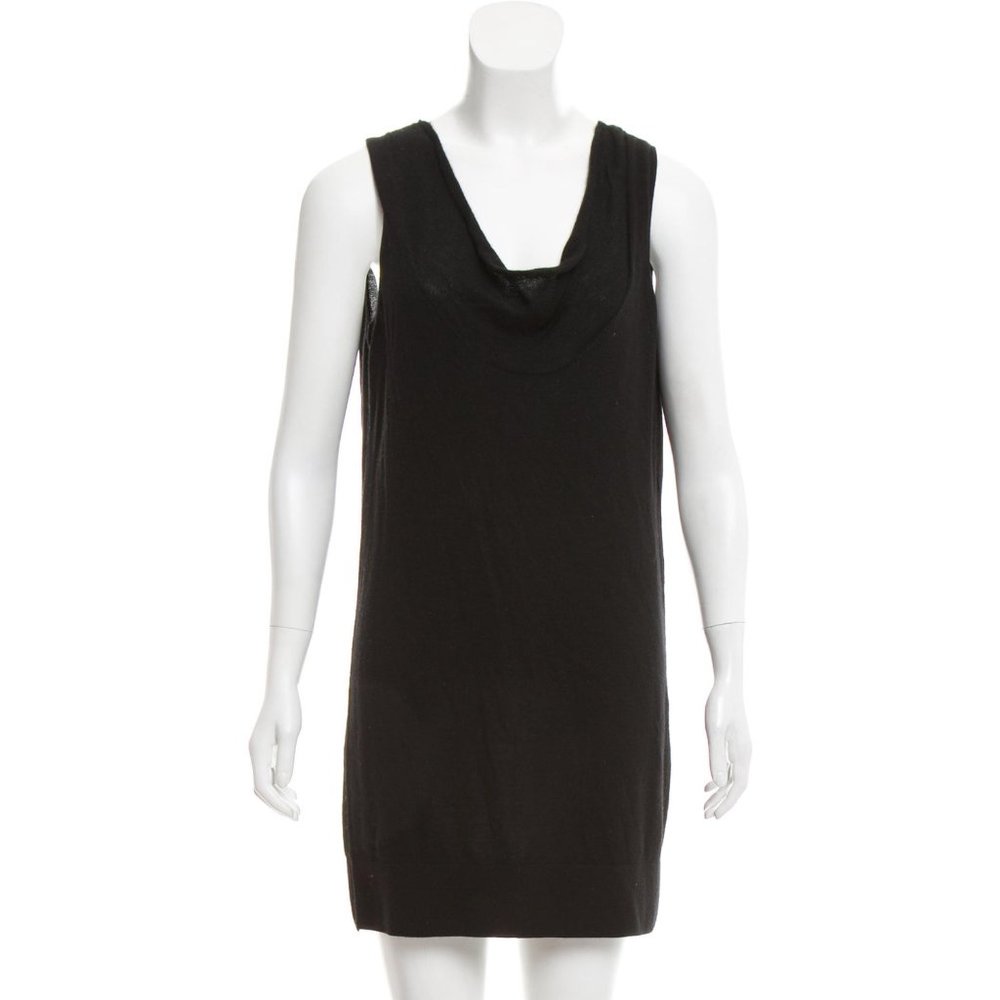 Alice + Olivia 100% Cashmere Cowl-Neck Shift Dress